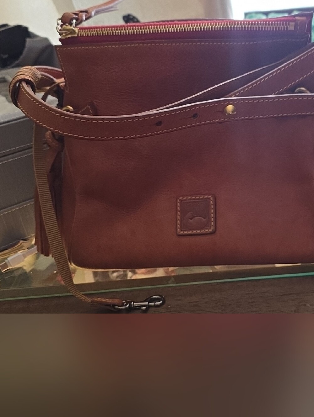 Leather Crossbody Bag in Brown - Classic Men’s Style